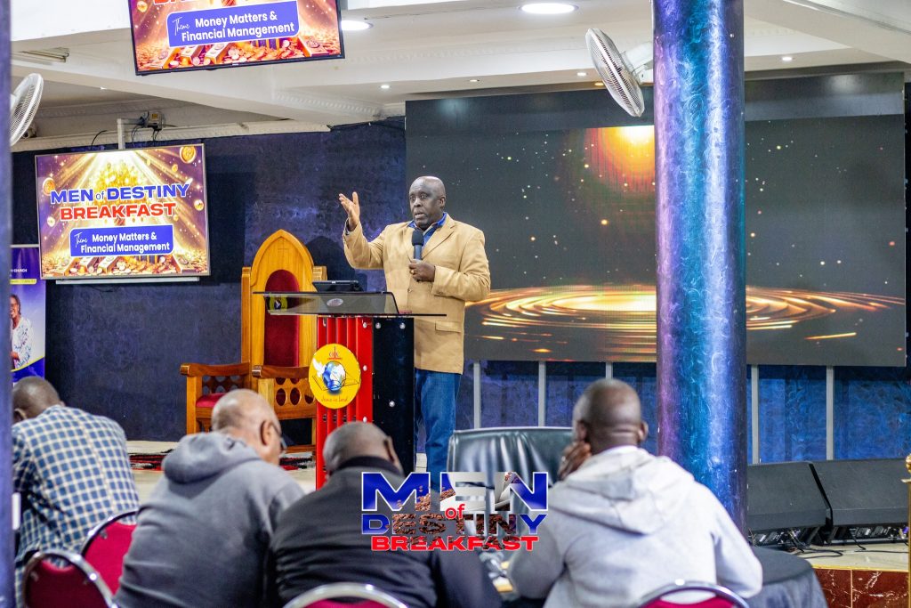 Bishop Peter speaking about Money Matters and Financial Management image